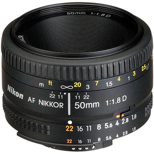 Nikon AF NIKKOR 50mm f/1.8D Lens