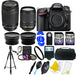 Nikon D7200/D7500 Digital SLR Camera -4 Lens Kit: Nikon 18-140mm VR | 70-300mm |64GB Kit